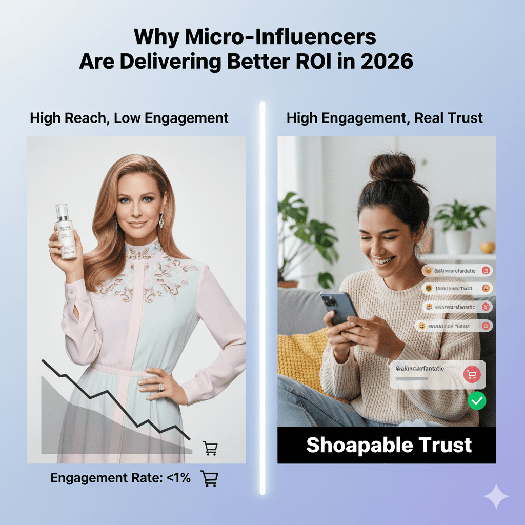 Engagement rates vs. follower count